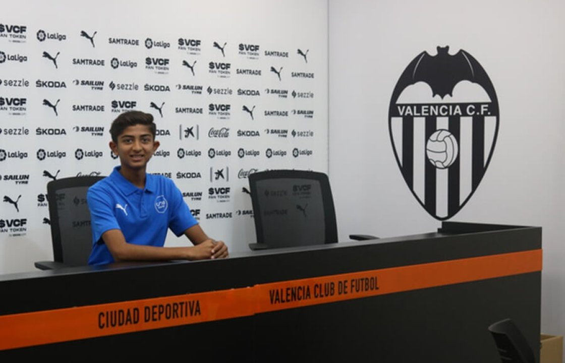 Pruebas con el Valencia CF